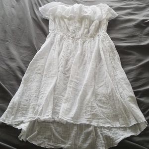 White cotton dress